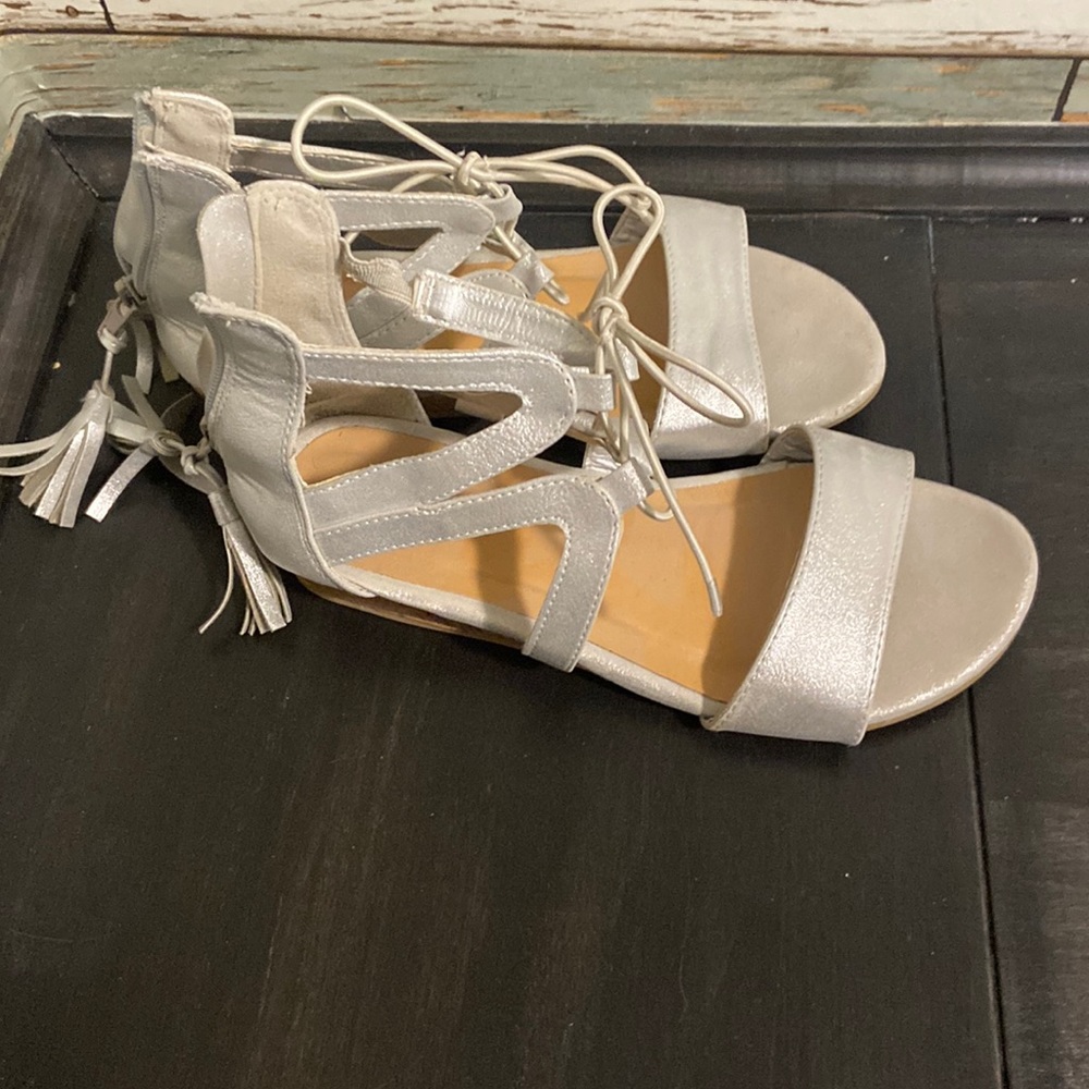 tie front big girl platform heels HARPER CANYON